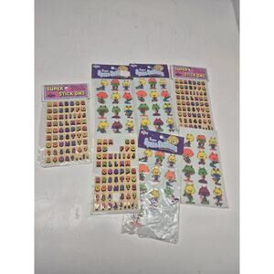 Nos Russ Puffy Stickers Lot 1970s Vintage Aliens Alphabet